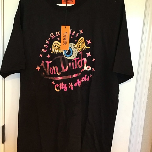 NWT VON DUTCH T COMPLETELY SOLD ON LINE LAST 1 XXL $75 FIRM - Picture 2 of 3